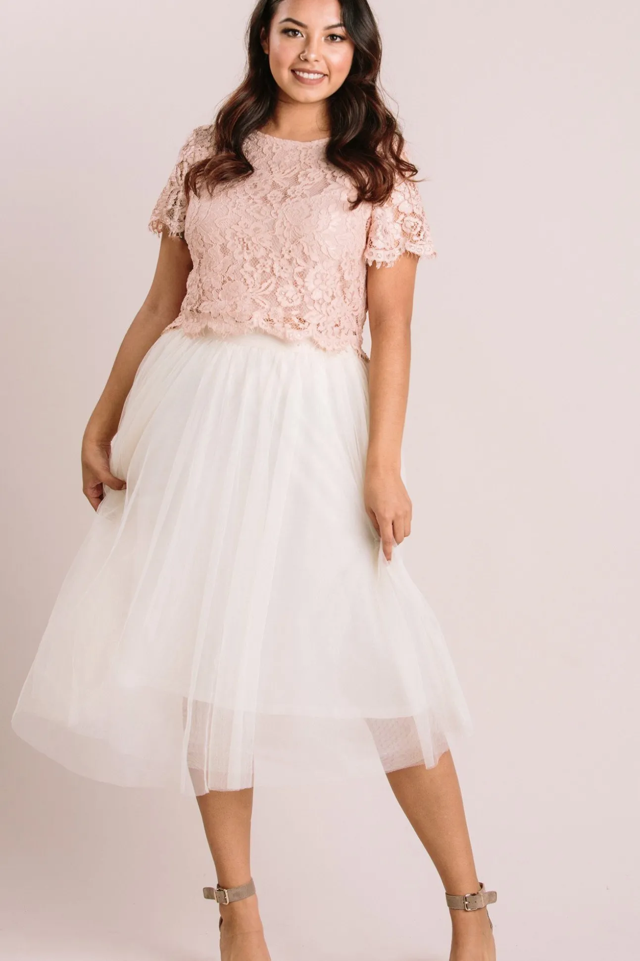 Eloise Tulle Midi Skirt