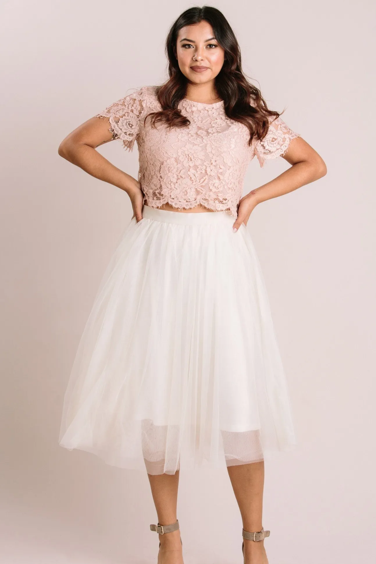 Eloise Tulle Midi Skirt