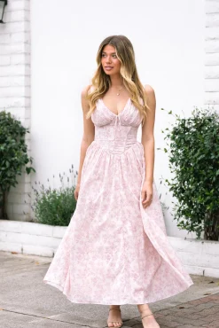 Esther Floral V-Neck Dress