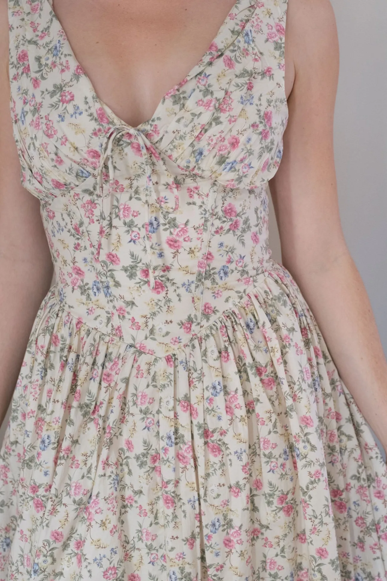 Esther Floral V-Neck Dress
