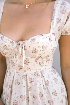 Fatima Floral Sweetheart Dress