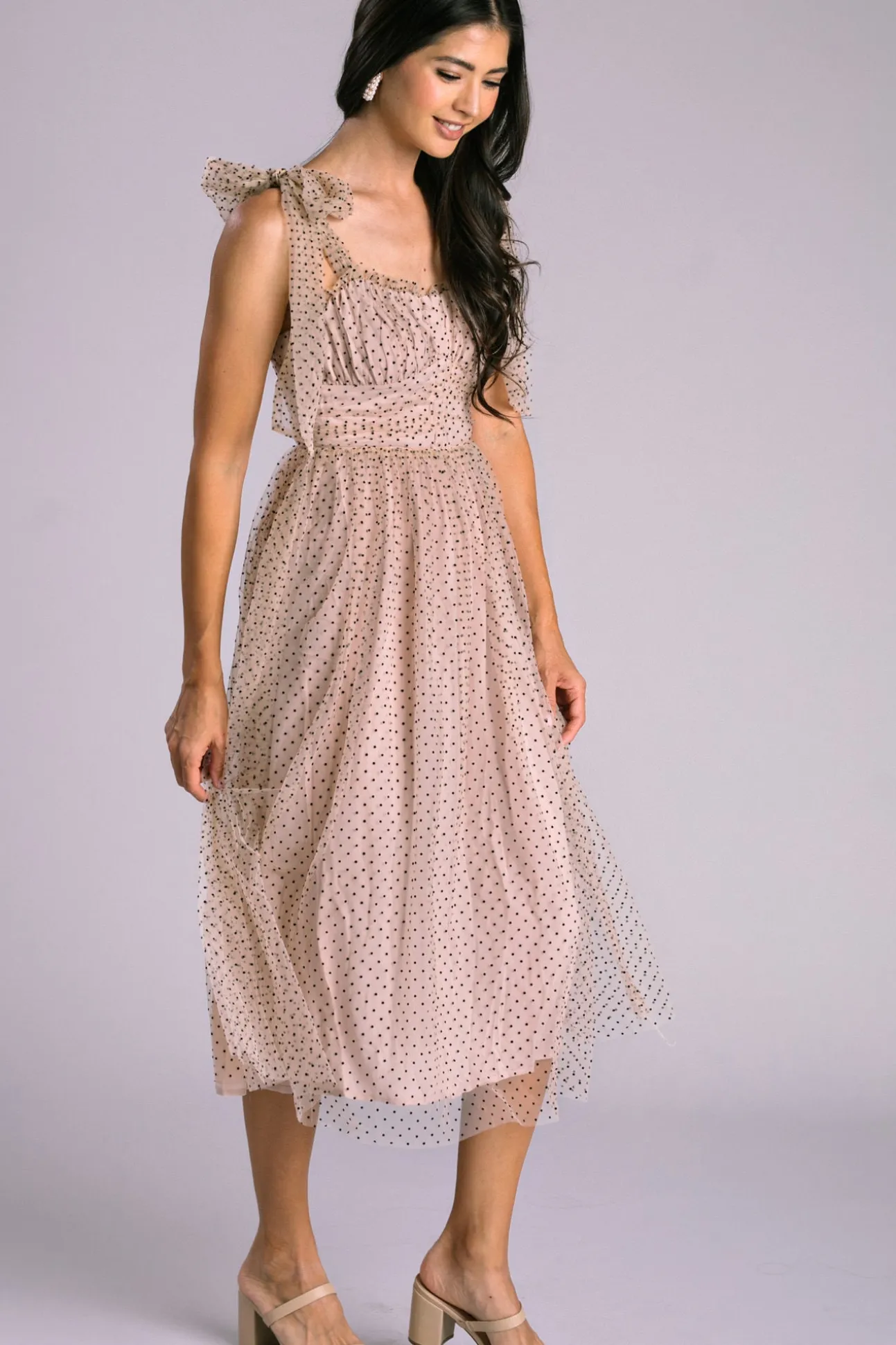 Georgina Tulle Midi Dress