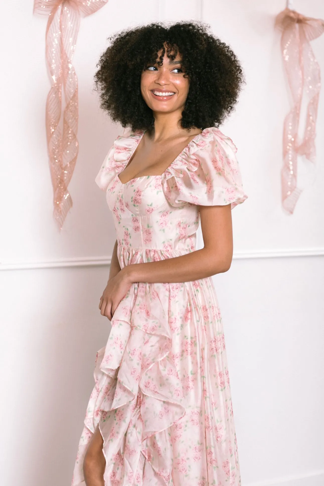 Giselle Ruffled Maxi Dress