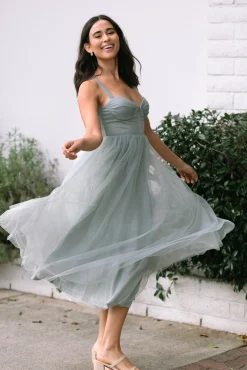 Gloria Tulle Midi Dress