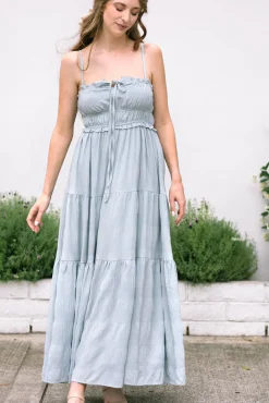 Gracie Crinkled Maxi Dress