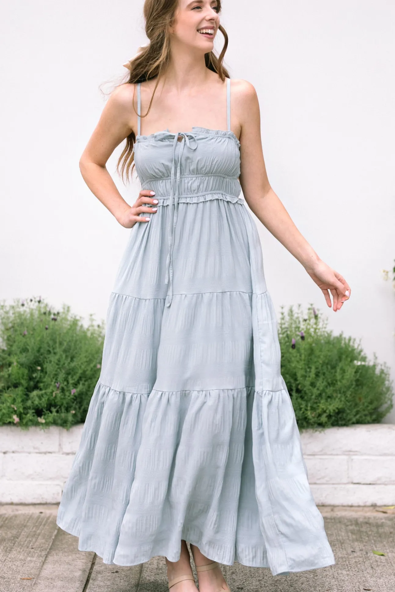 Gracie Crinkled Maxi Dress