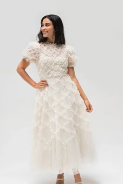 Gretchen Tulle Ruffled Dress