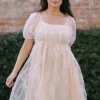 Gwen Dotted Tulle Dress