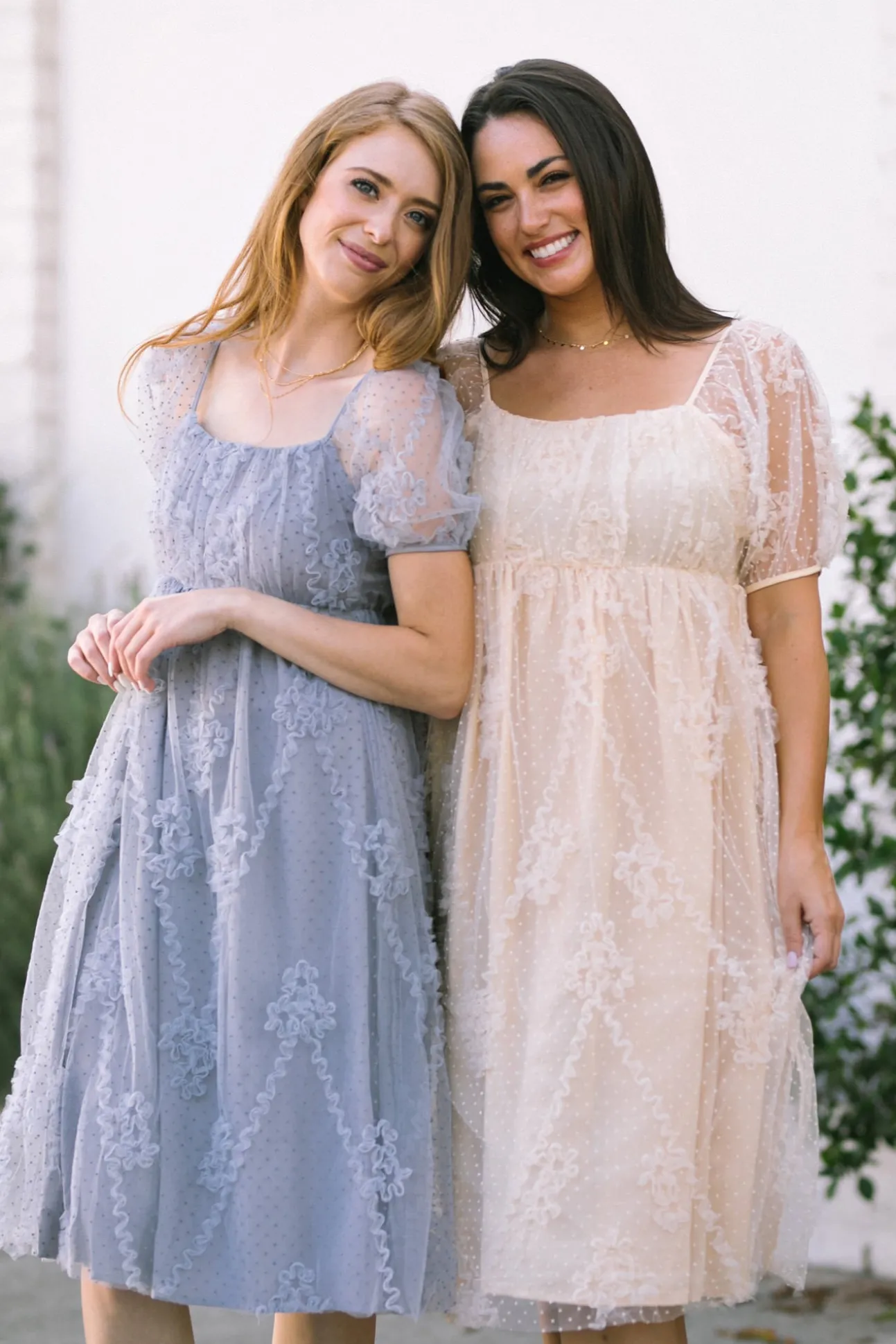 Gwen Dotted Tulle Dress