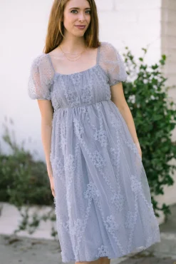 Gwen Dotted Tulle Dress