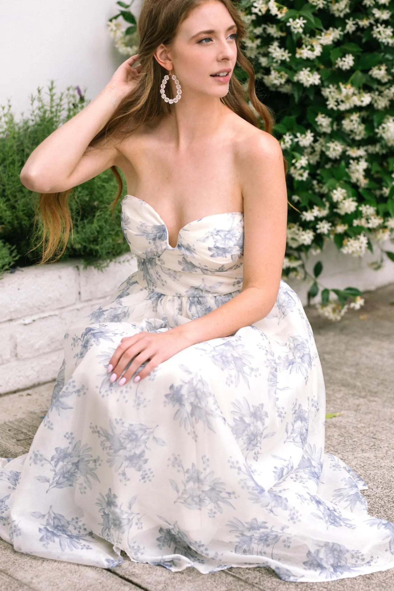 Harper Strapless Midi Dress