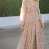Helena Long Sleeve Floral Maxi Dress