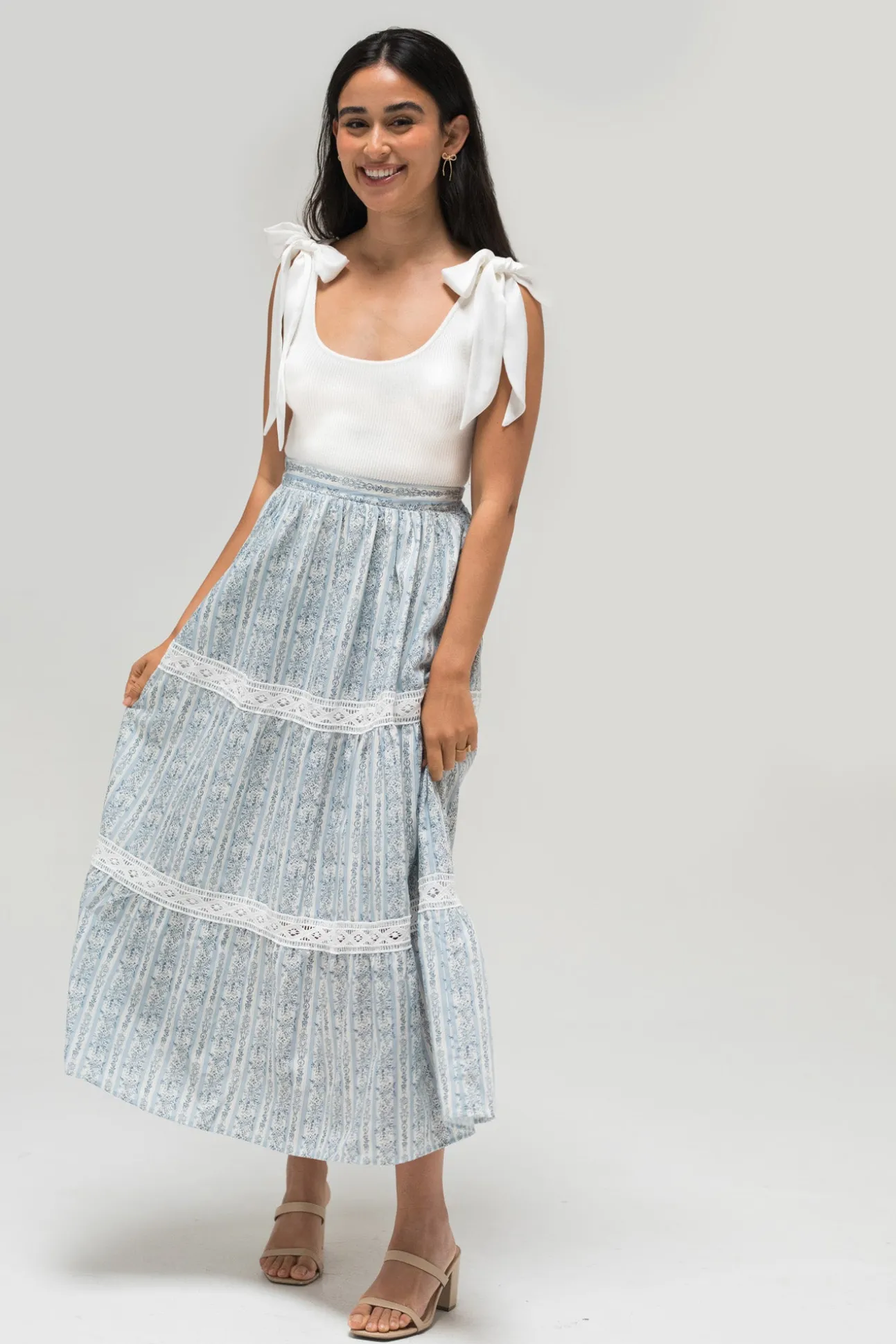 Jane Floral Midi Skirt
