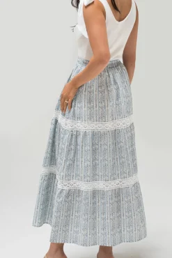 Jane Floral Midi Skirt
