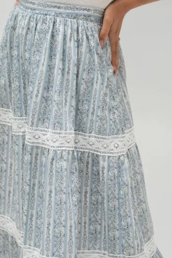 Jane Floral Midi Skirt