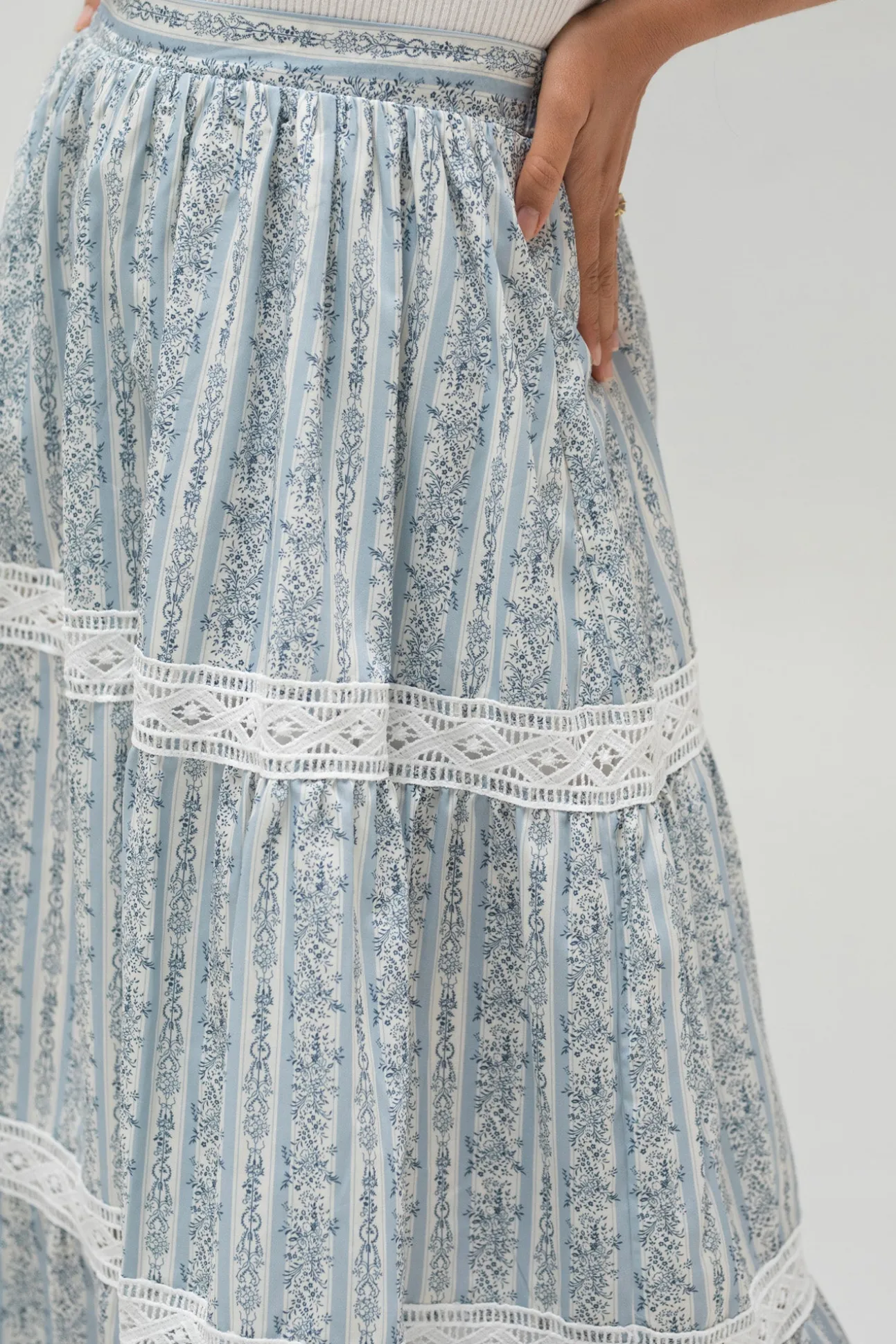 Jane Floral Midi Skirt