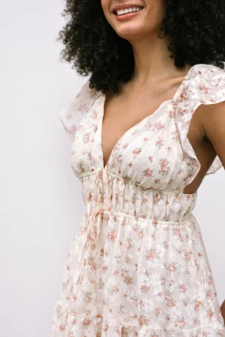 Janet Plunge Tiered Dress