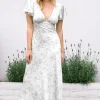 Jasmine Floral Satin Dress