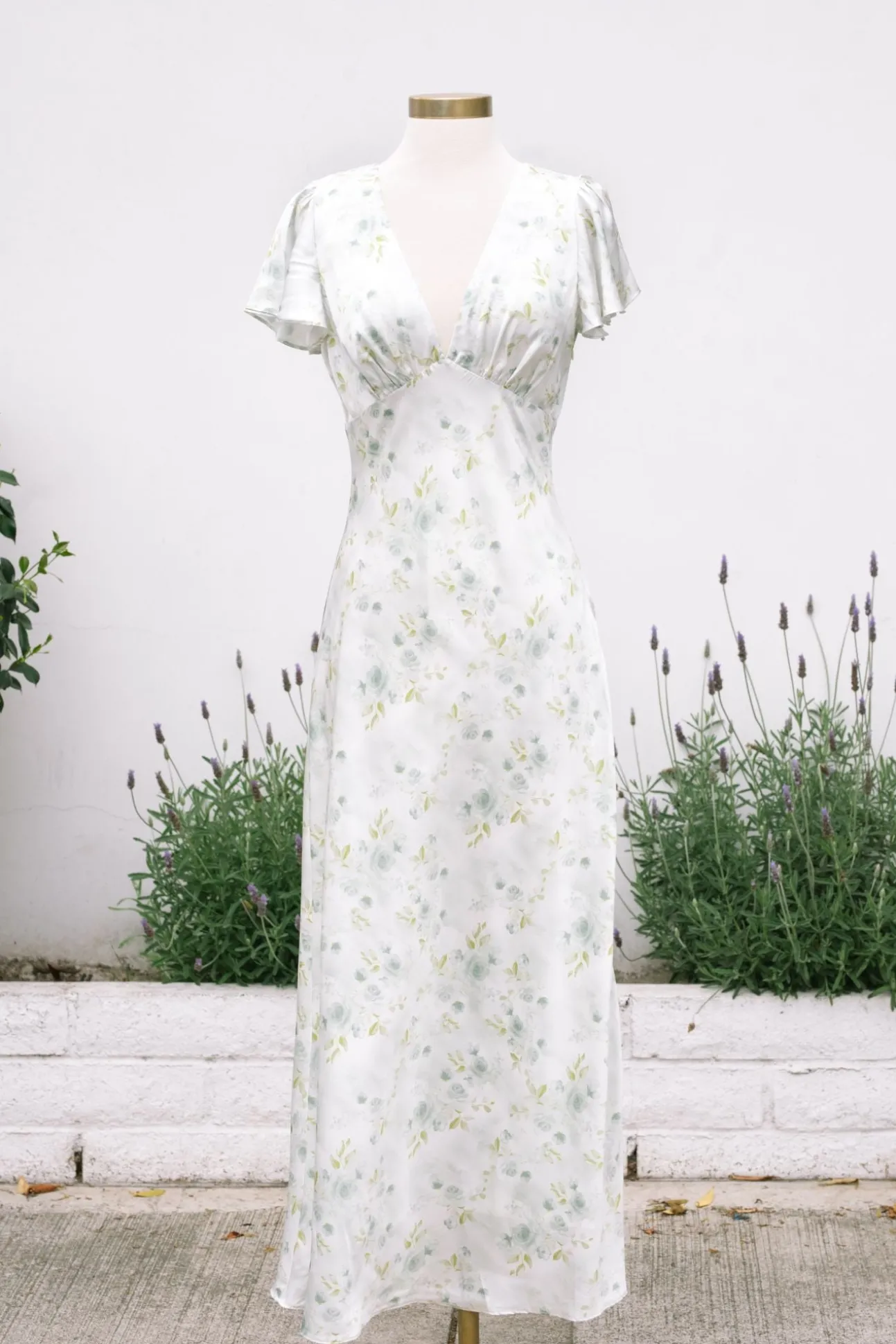 Jasmine Floral Satin Dress