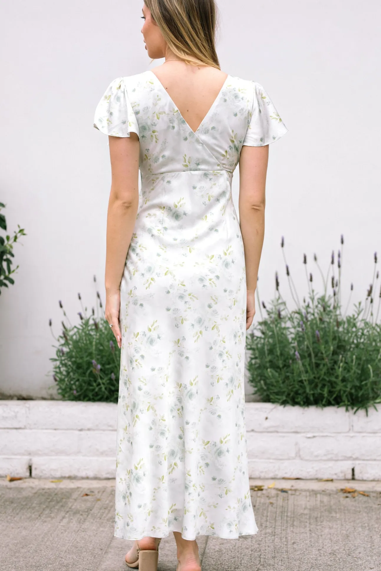 Jasmine Floral Satin Dress