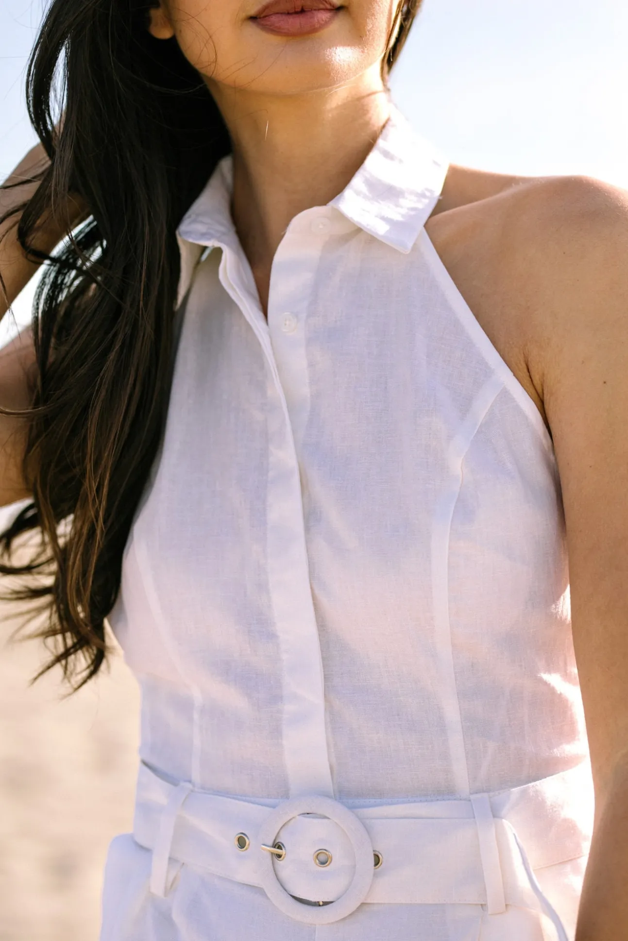 Jax Belted Halter Romper