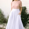 Joelle Solid Maxi Skirt