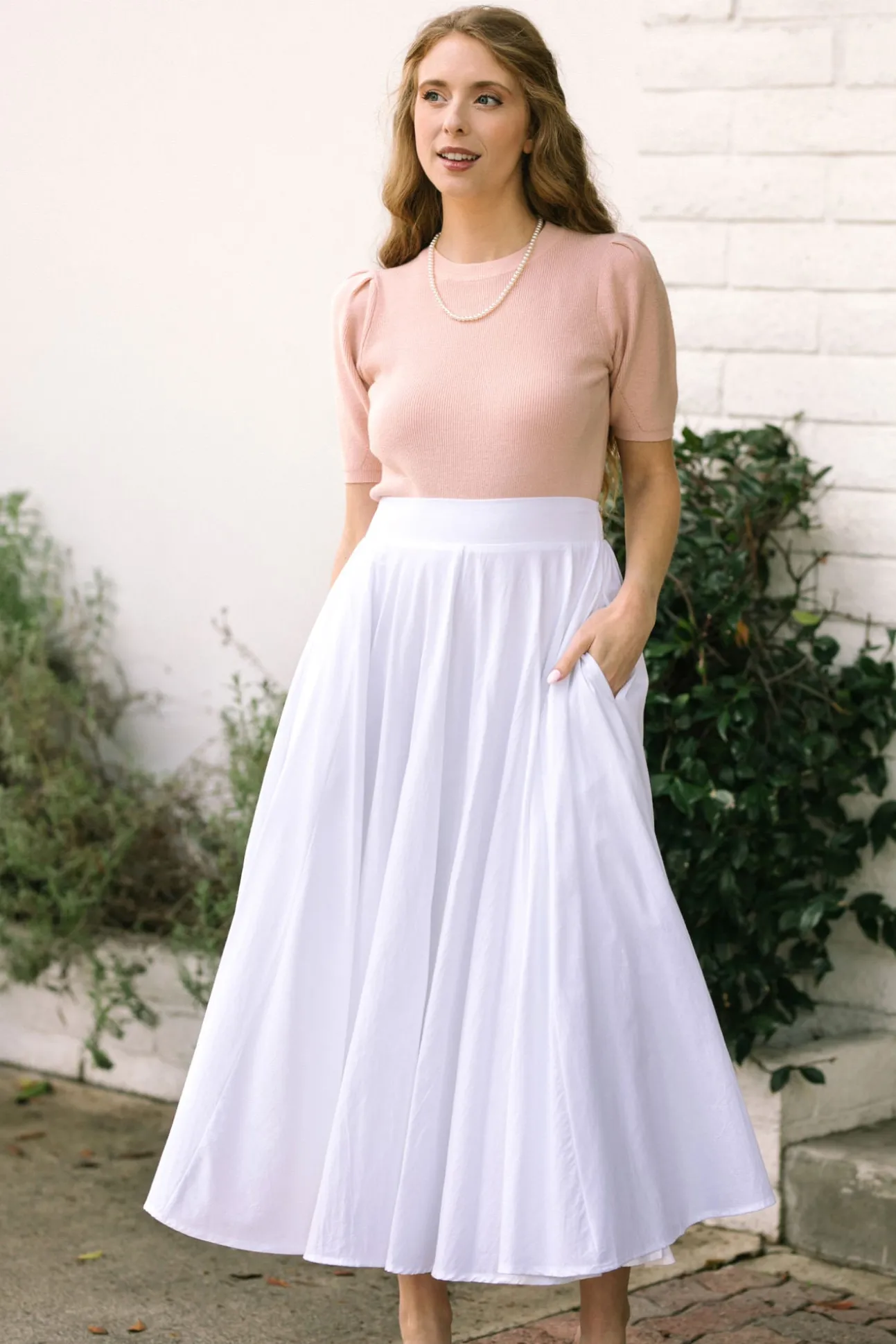 Joelle Solid Maxi Skirt