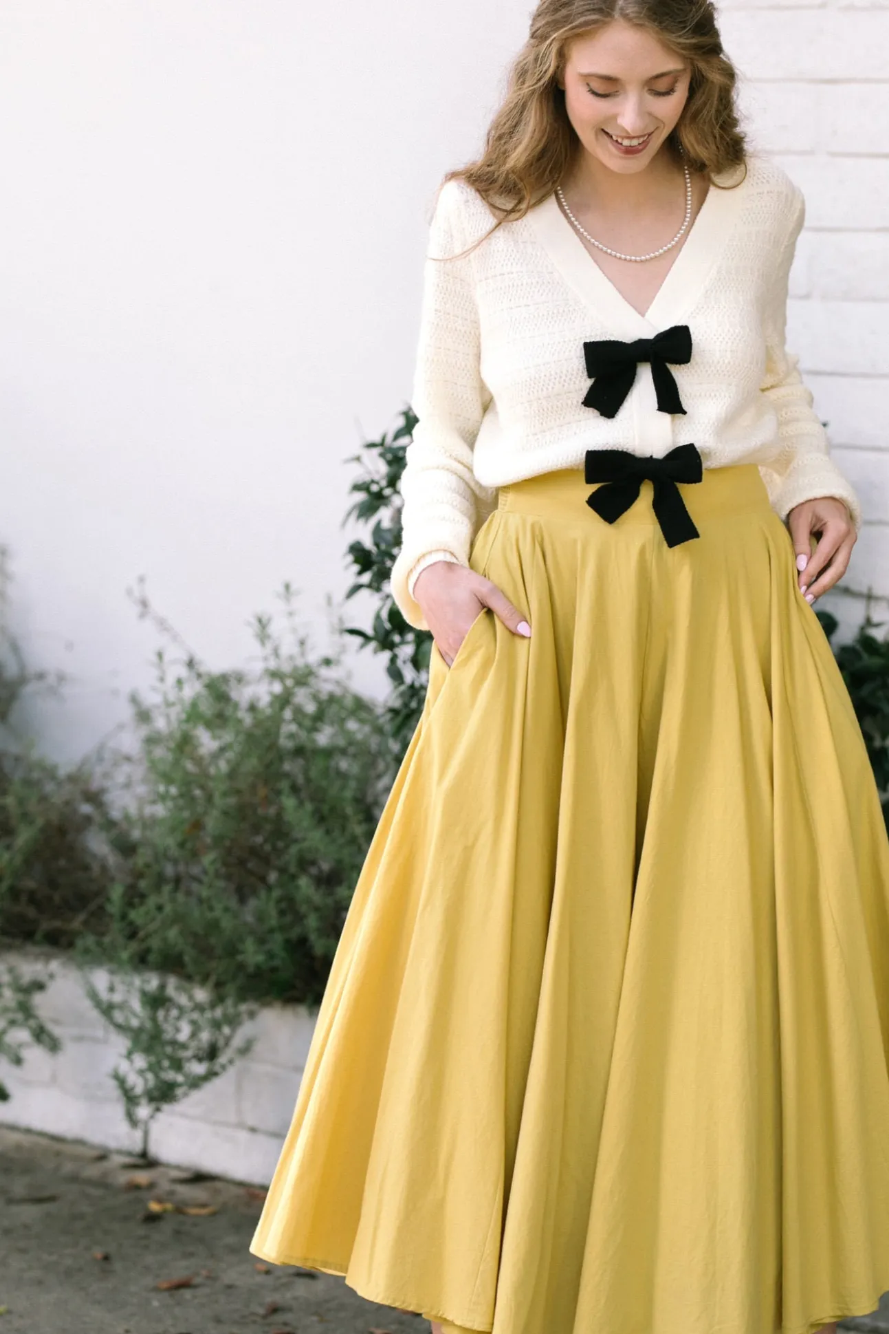 Joelle Solid Maxi Skirt