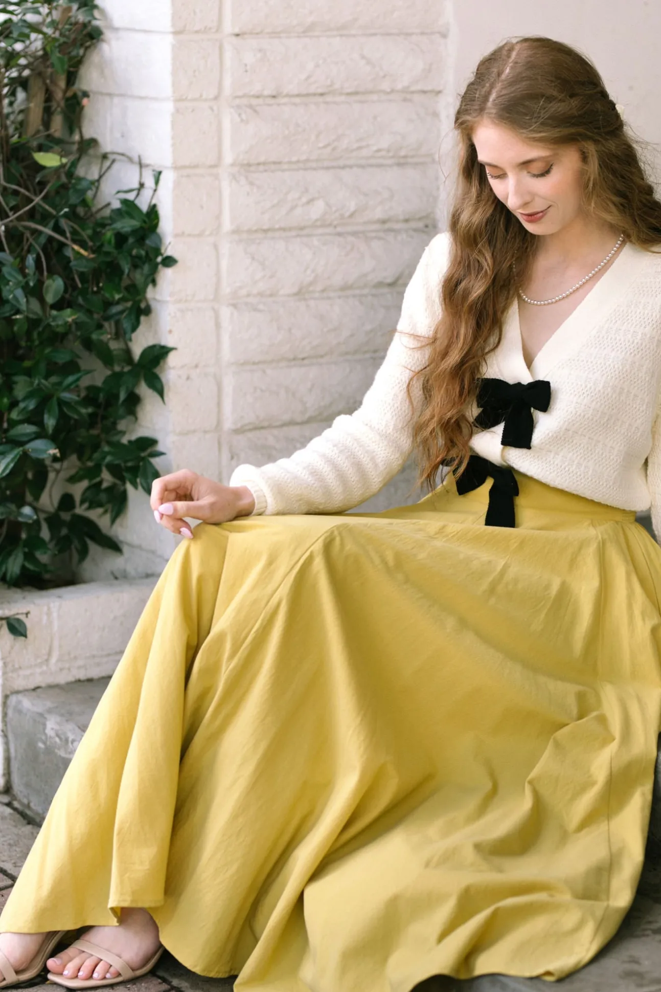 Joelle Solid Maxi Skirt