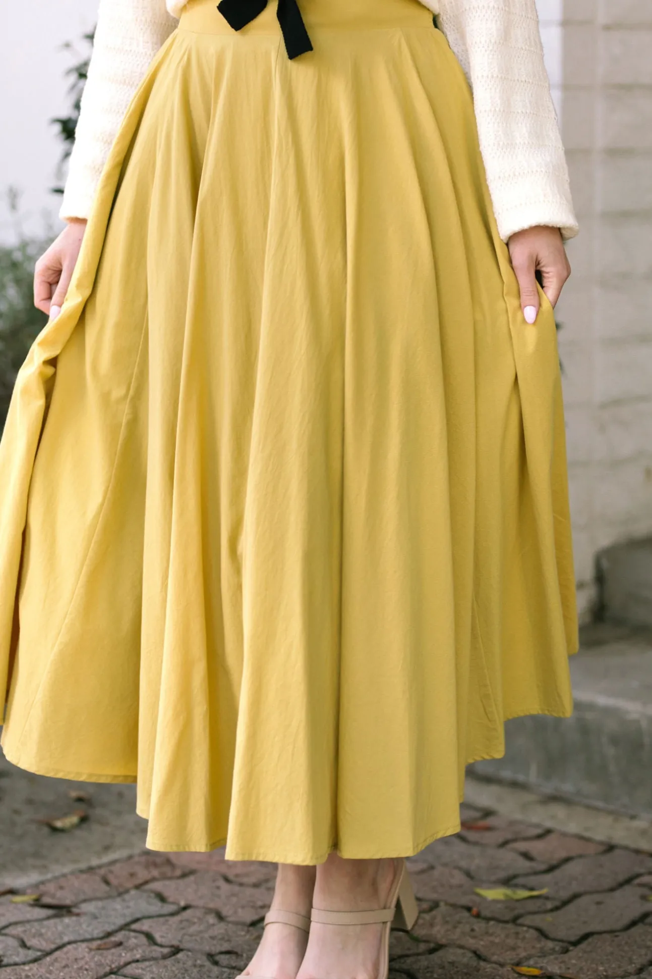 Joelle Solid Maxi Skirt