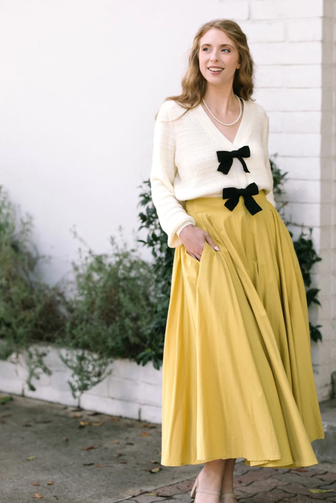 Joelle Solid Maxi Skirt