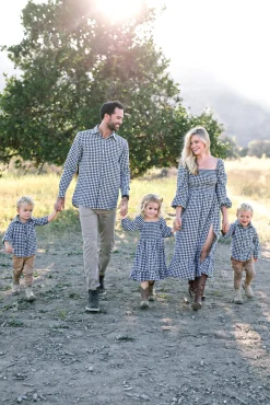 Jordyn Smocked Gingham Dress