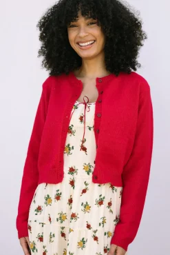 Julie Buttoned Knit Cardigan