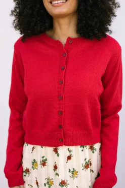 Julie Buttoned Knit Cardigan