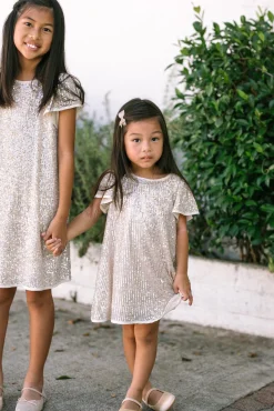 Kids Sequin Shift Dress