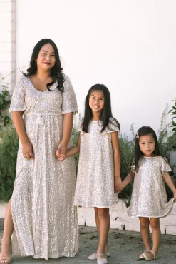 Kids Sequin Shift Dress