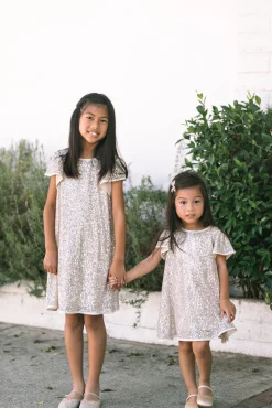 Kids Sequin Shift Dress