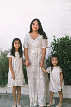 Kids Sequin Shift Dress