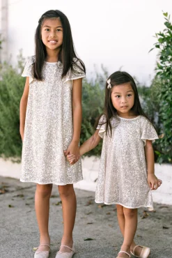 Kids Sequin Shift Dress