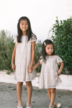 Kids Sequin Shift Dress