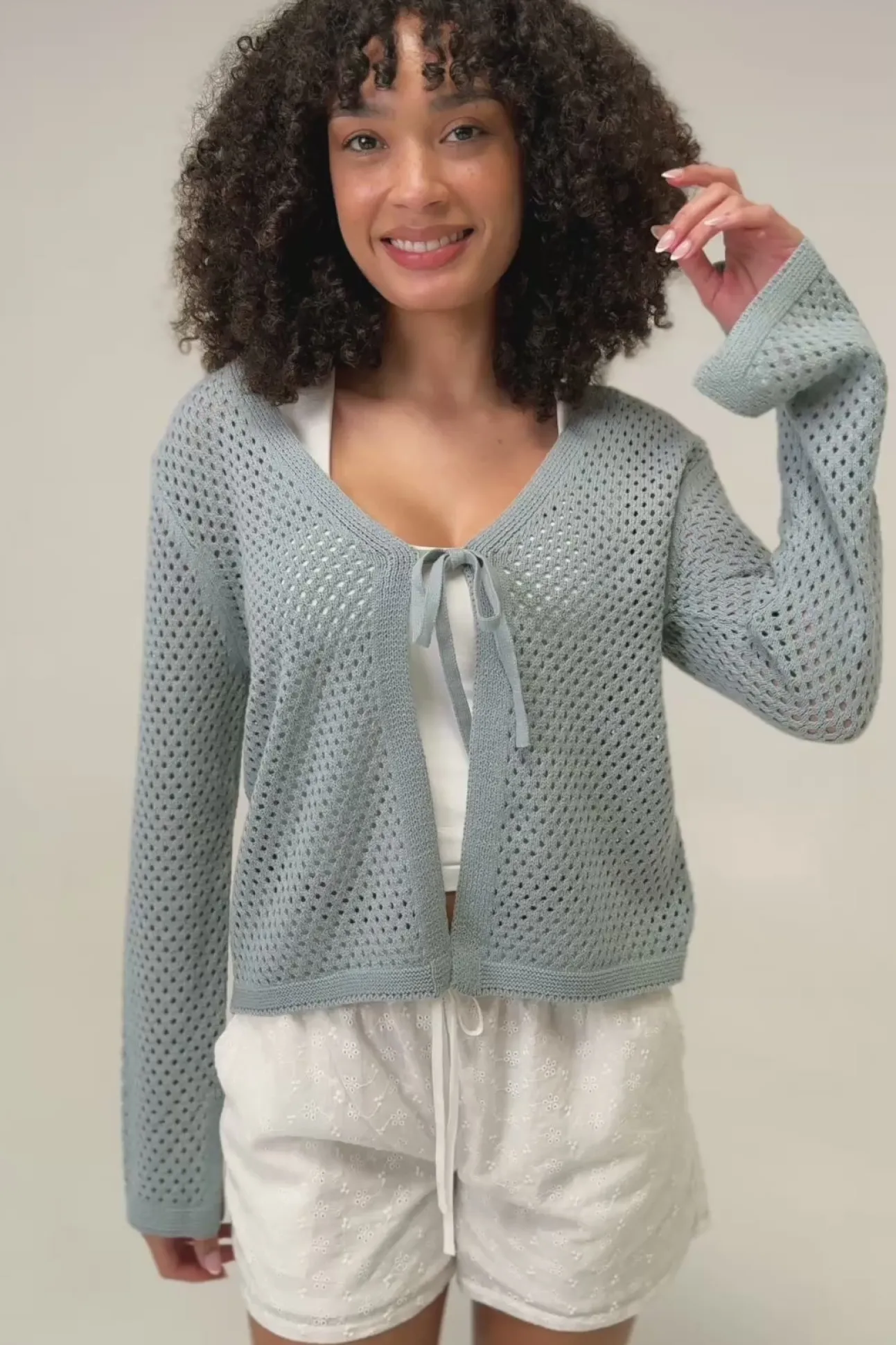 Lexie Front Tie Cardigan