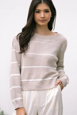 Loraine Striped Crewneck Sweater
