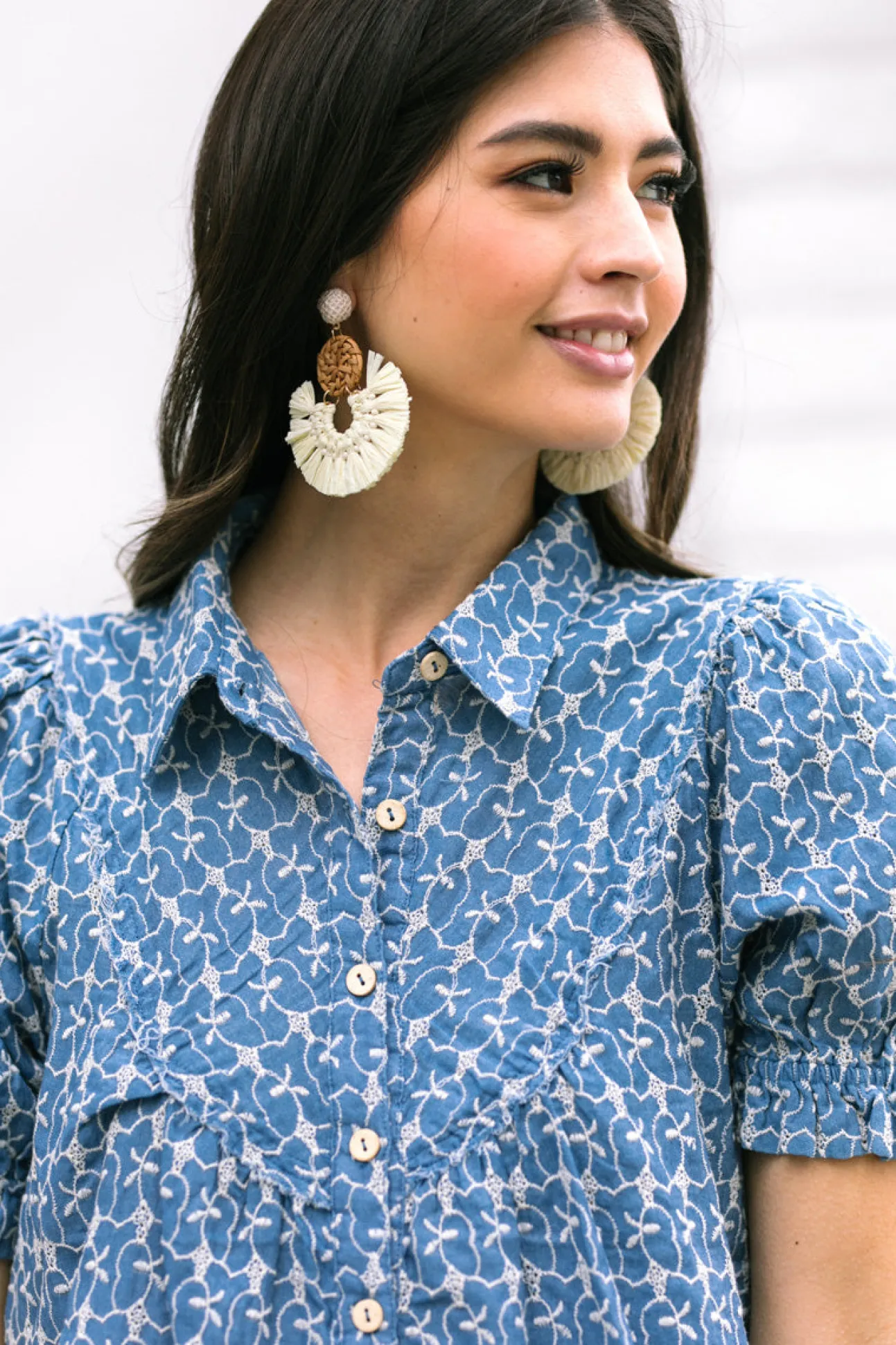 Lucia Raffia Tassel Earrings