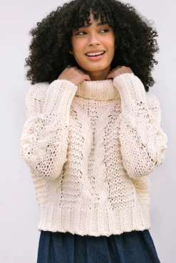 Lucinda Turtleneck Knit Sweater