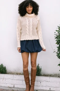 Lucinda Turtleneck Knit Sweater