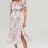 Marie Smocked Midi Dress