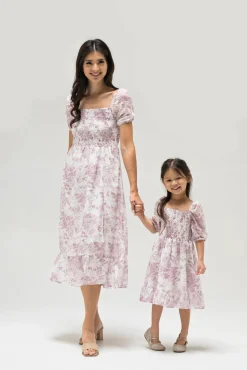 Marie Smocked Midi Dress