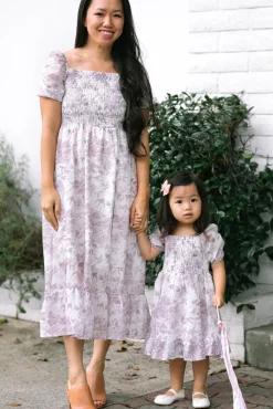 Marie Smocked Midi Dress
