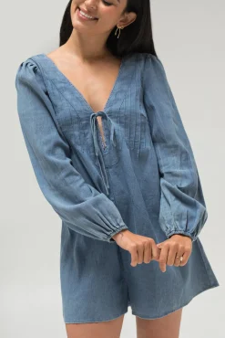 Marina Puff Sleeve Romper