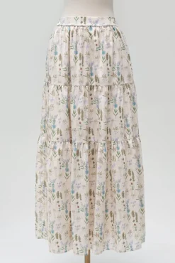 Marla Floral Tiered Skirt